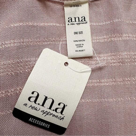 NWT a.n.a Woven Textured Peach Whip Wrap Kimono Coverup Fringe Cardigan - Picture 9 of 12